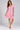 VGLD219 - CAP SLEEVE BUTTON DRESS - ORCHID PINK