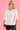 VBLJ070 - GRACIE KNIT TOP - WHITE