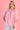 VBLT113 - ROUCHED BELL SLEEVE TOP - BLUSH PINK