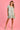 VGLD219 - CAP SLEEVE BUTTON DRESS - FRUITY SHORES PASTEL KHAKI