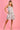 VGLD086 - MARGOT WIDE STRAP DRESS - CORAL WHITE