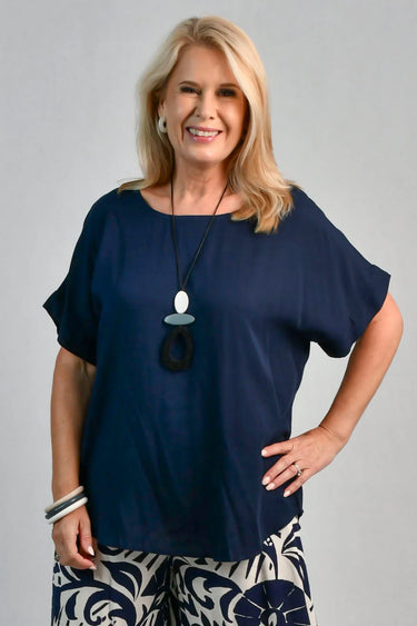 VBLT399 - NORA CLASSIC TOP - NAVY