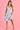 VGLD086 - MARGOT WIDE STRAP DRESS - PICASSO'S GARDEN BLUE