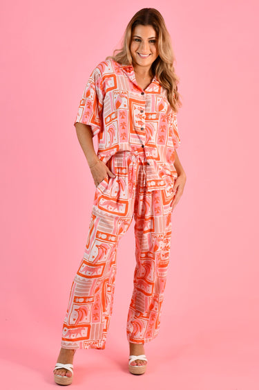 VGLP006 - YACHT LONG PANTS - TOUCAN TANGO PINK