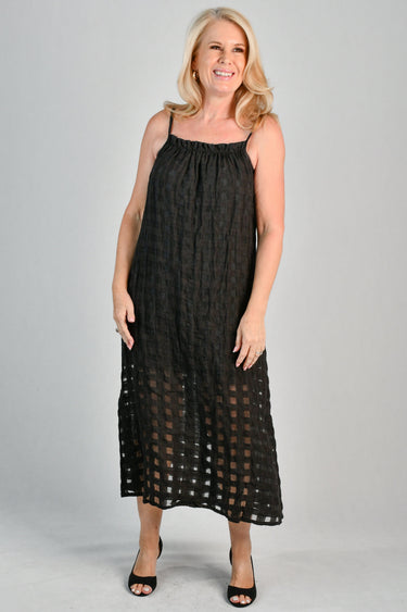 VLSD510 (14166) - ALICE MIDI DRESS - BLACK