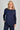 VGLT112 - BAMBOO SLOUCH HEM TOP - NAVY