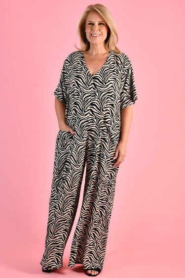 VBLJ442 - JETSETTER JUMPSUIT - MIDNIGHT SAFARI