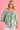 VBLT113 - ROUCHED BELL SLEEVE TOP - PICASSO'S GARDEN SAGE