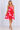 VGLD086 - MARGOT WIDE STRAP DRESS - POWER PETALS BERRY