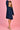 VGLD142 - MONTCLAIR LONG SLEEVE SHORT DRESS - NAVY
