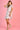 VGLD219 - CAP SLEEVE BUTTON DRESS - TROPICAL FIESTA RUST/WHITE