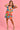 VGLD219 - CAP SLEEVE BUTTON DRESS - HAWAIIAN RAINBOW