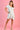 VGLD219 - CAP SLEEVE BUTTON DRESS - TROPICAL FIESTA SAGE/WHITE