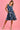 VGLD693 - MAUI THICK STRAP DRESS - TROPICAL FIESTA NAVY