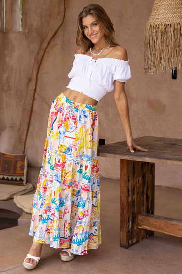 VGLK011 - LOVER SKIRT - LA DOLCE VITA WHITE