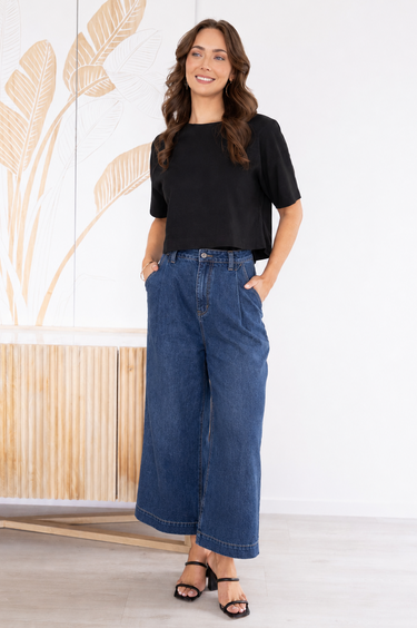 VJHT944 - JASPER TOP - BLACK